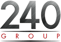 240 Group website design and social media management logo