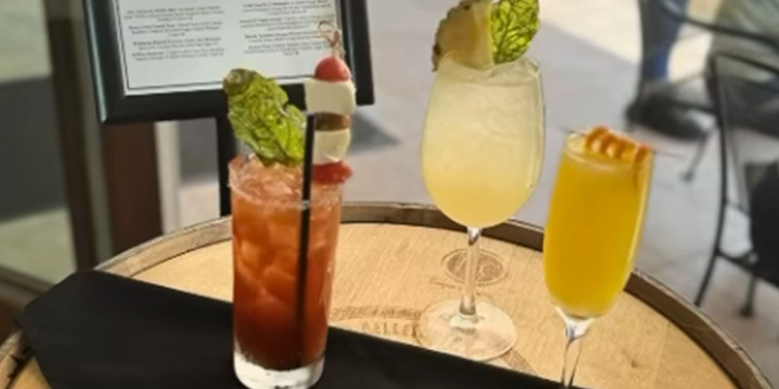 DeBlaze 131 is serving a variety of refreshing brunch cocktails.